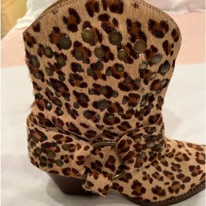 Bridget Shuster cowboy booties.  Size 5